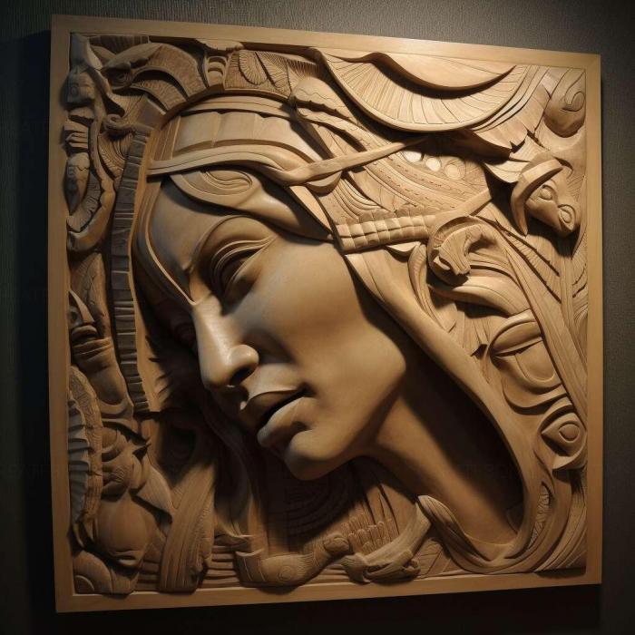 نموذج ثلاثي الأبعاد لآلة CNC 3D Art 